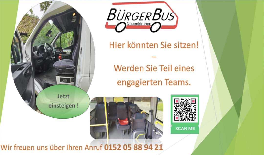 Bürgerbus Neuenkirchen jetzt einsteigen!